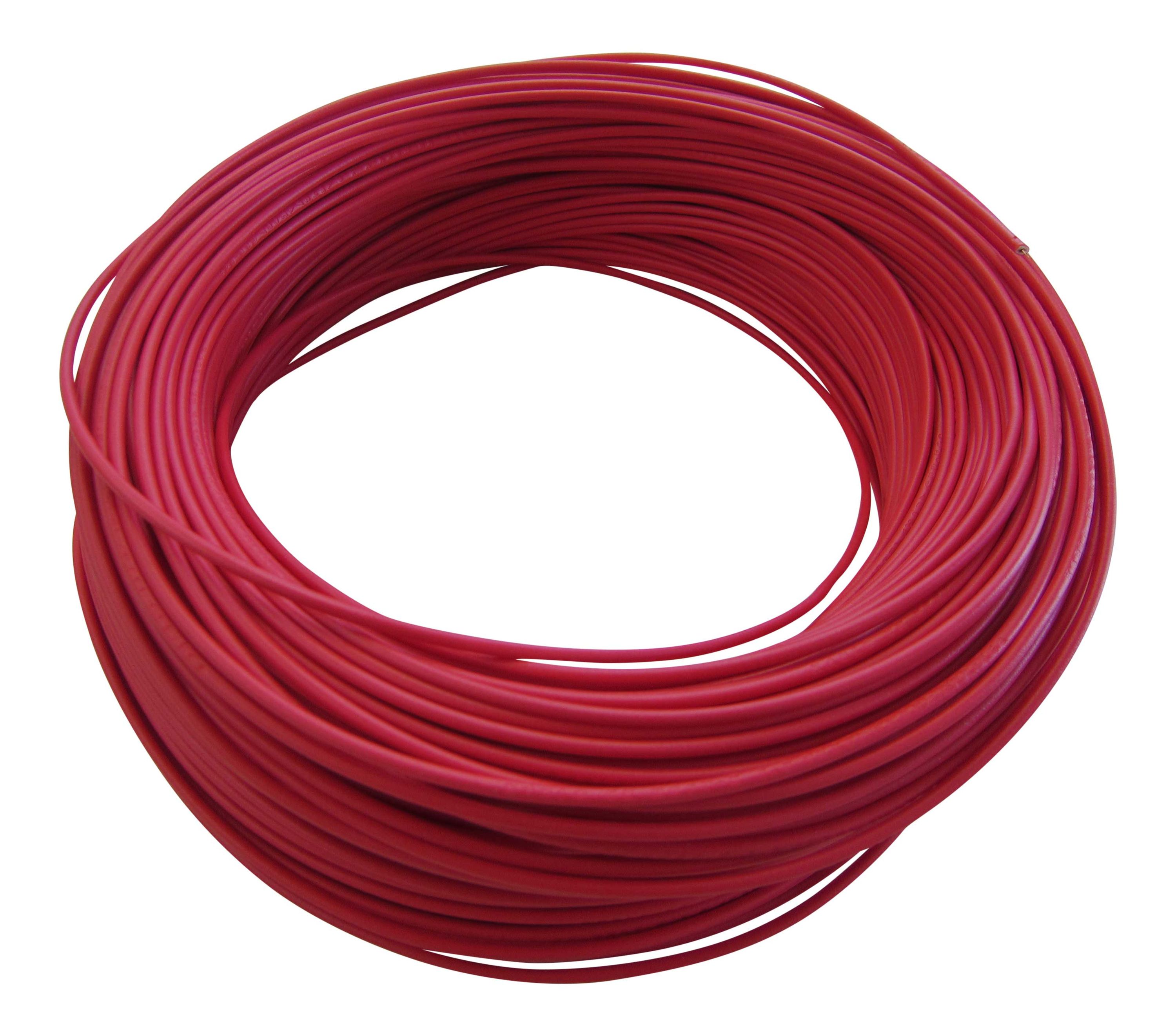0,29€/m KFZ LKW Kabel Litze Leitung Flexible FLRy 0,5mm² 20m Rot / M. in Germany