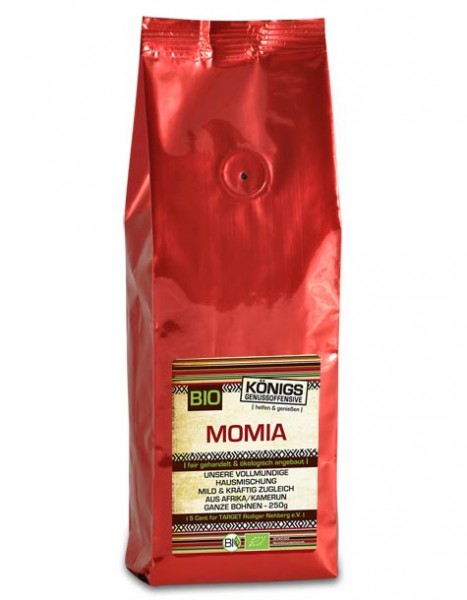 MOMIA Kaffee Hausmischung, vollmundig, BIO, ganz 500 g
