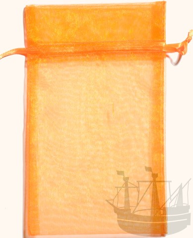 Organzabeutel, Geschenkverpackung, 23×15 cm, orange
