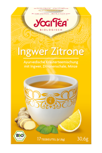 Yogi Tee Ingwer Zitrone Tee, BIO 30 g