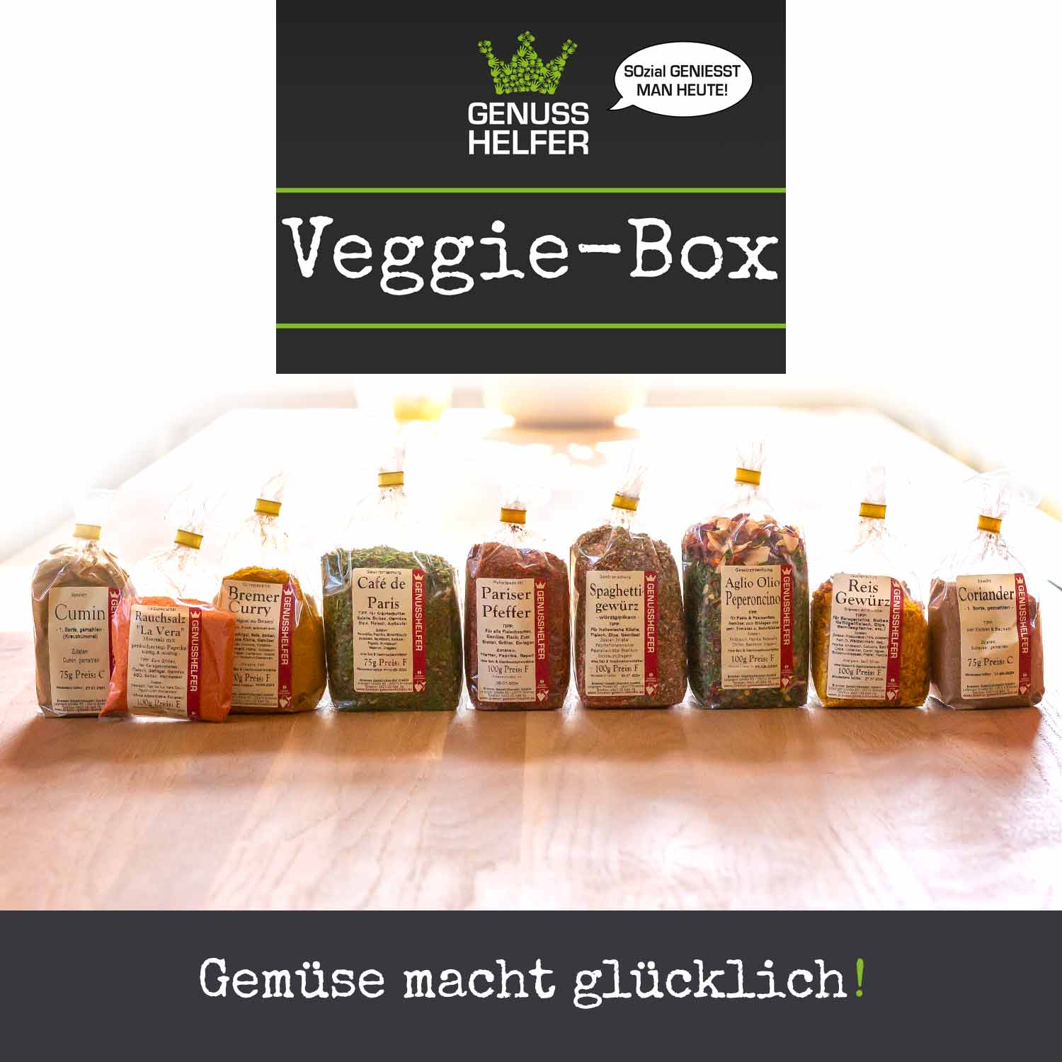 Genuss-Set – Veggie-Box 900 g