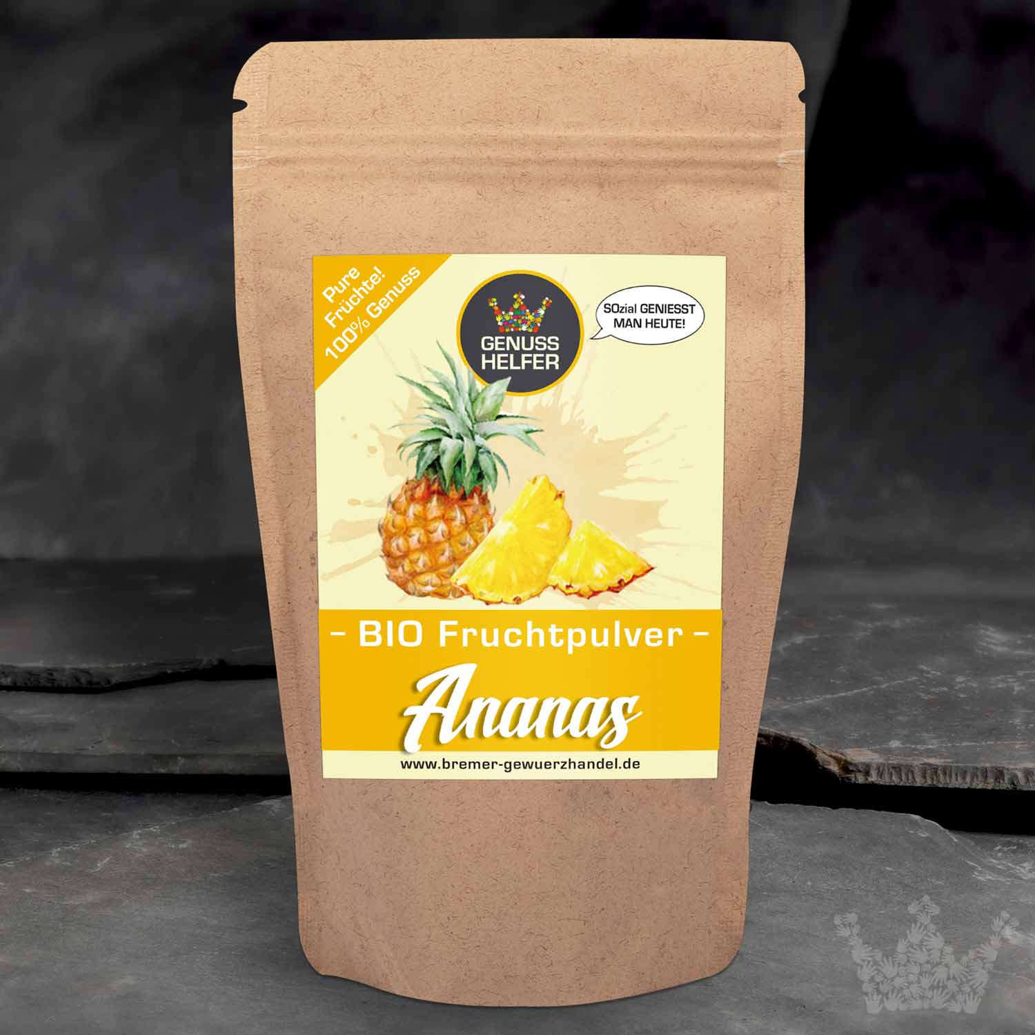 BIO Fruchtpulver Ananas 75 g