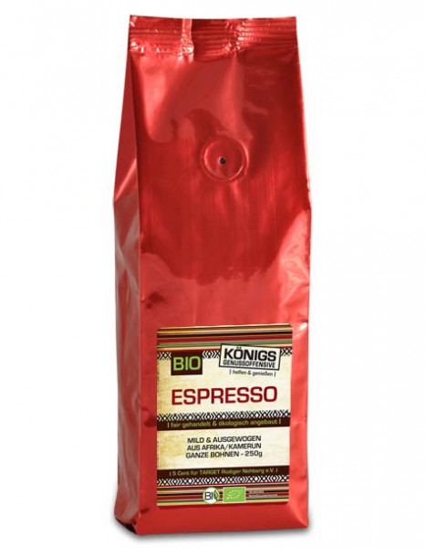 Espresso, mild, BIO, ganz 250 g
