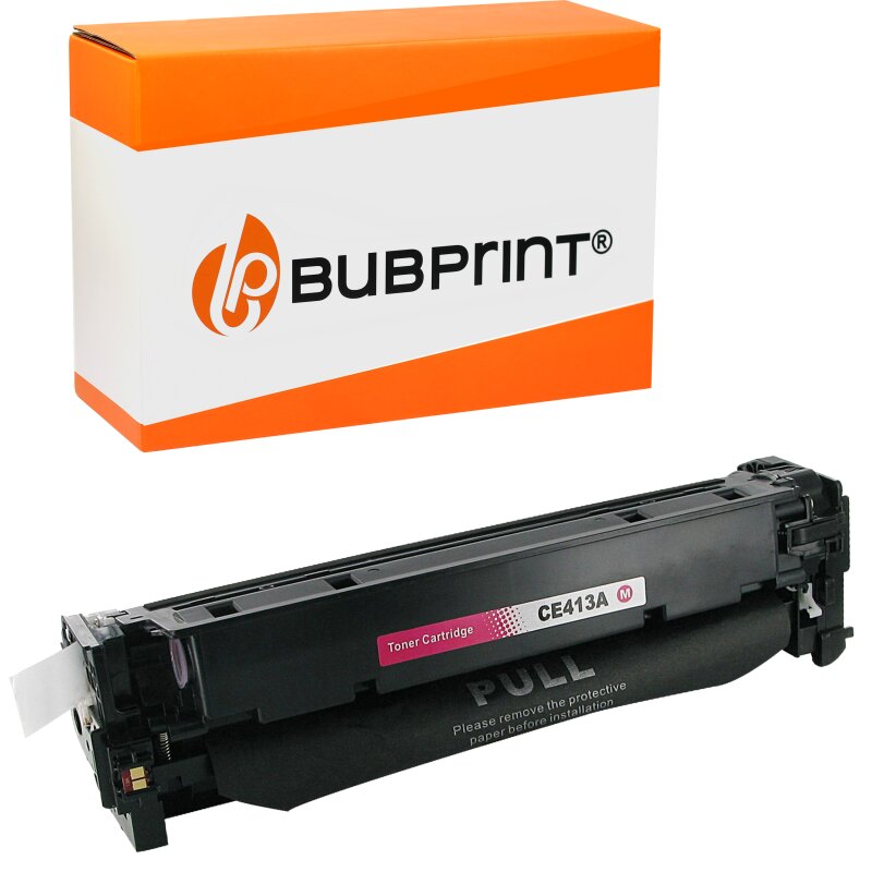 Bubprint Toner magenta kompatibel für HP CE413A 305A