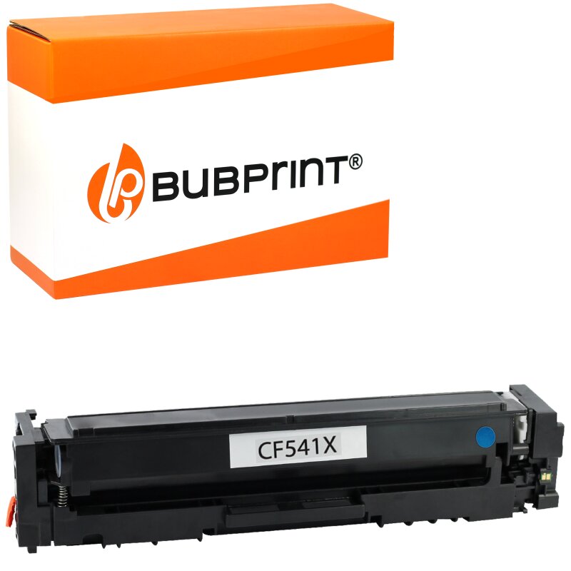 Bubprint Toner kompatibel für HP CF541X Cyan für Color LaserJet Pro M280 M281